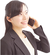 電話している女性